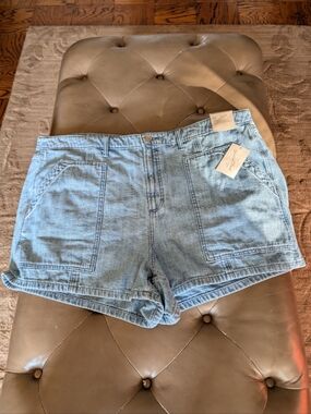UNIVERSAL THREAD Women's Utility Shorts Size 24 BLUE